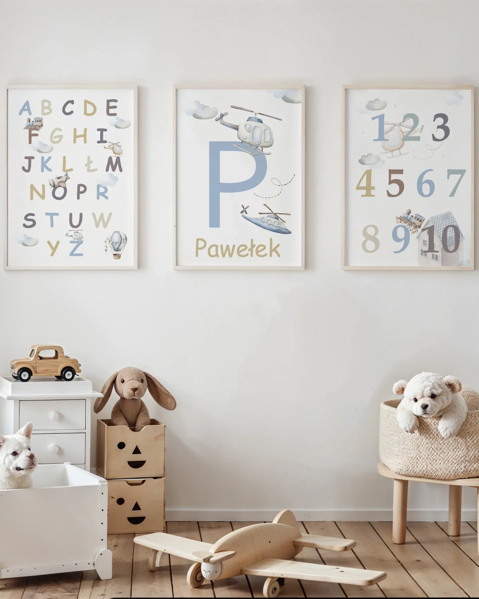 Zestaw plakatów edukacyjnych – aranżacja (Zestaw XI)