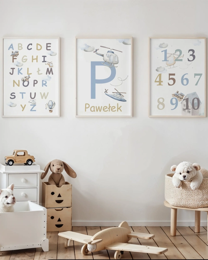 Zestaw plakatów edukacyjnych – aranżacja (Zestaw XI)