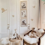 Plakat Myszki Podróżniczki Vintage Travel w tryptyku na ścianie pokoju dziecka