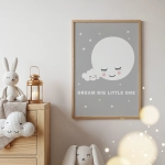 Obrazek Chmurka Dream Big dla dzieci – Mała Pracownia