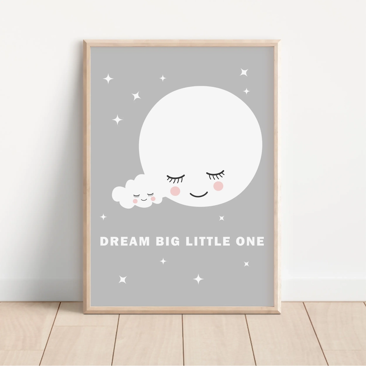 Plakat Dream Big Little One dla dzieci – Mała Pracownia