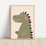 Plakat na ścianę Dinozaur – Mała Pracownia