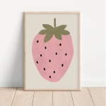 Plakat na ścianę Truskawka – Mała Pracownia