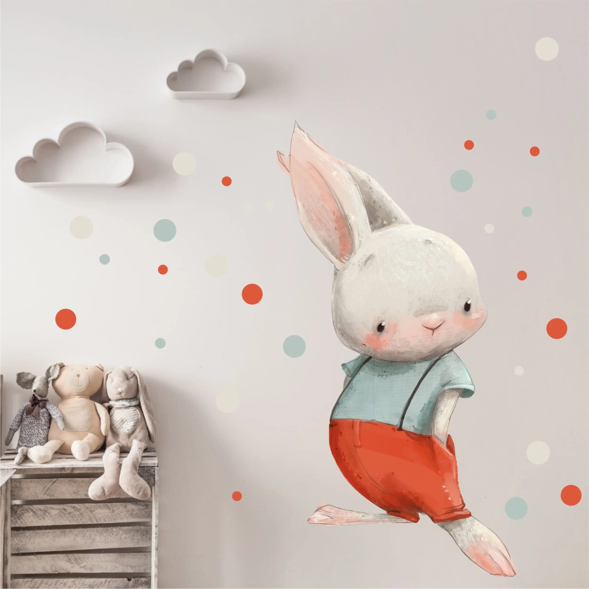 Naklejka na ścianę Królik Sama Słodycz – Mała Pracownia