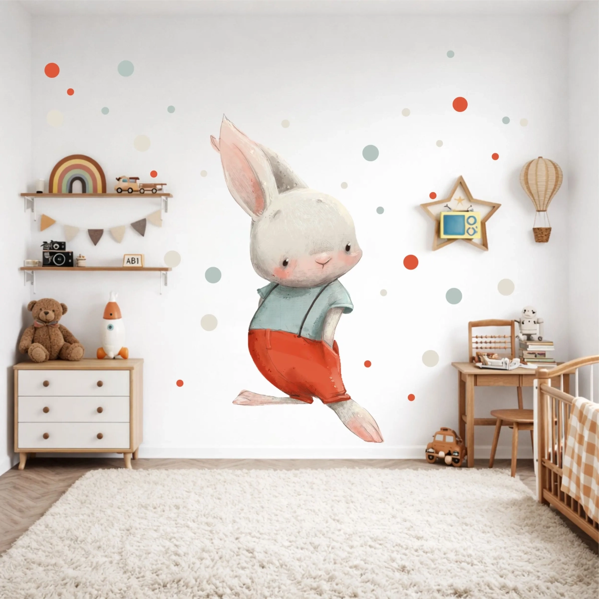 Dekoracja ścienna Królik Sama Słodycz – Mała Pracownia