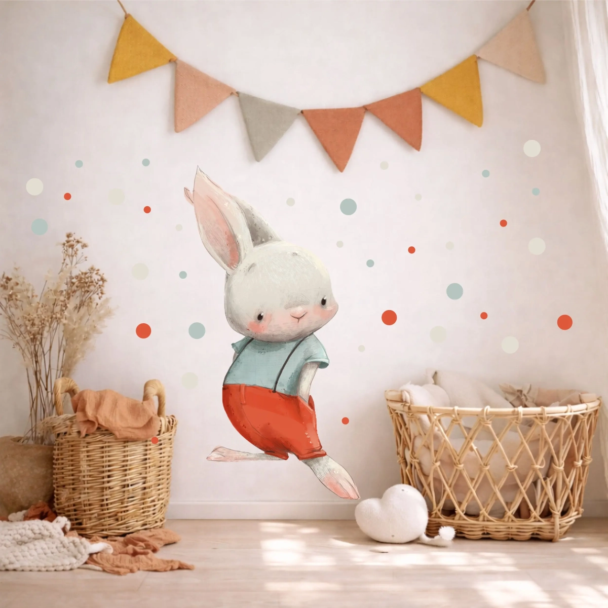 Naklejka Królik Sama Słodycz naklejka dziecięca – Mała Pracownia