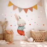 Naklejka Królik Sama Słodycz naklejka dziecięca – Mała Pracownia