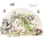 Naklejka Woodland Walk wzór 1 – dekoracja ścienna do pokoju dziecka – Mała Pracownia