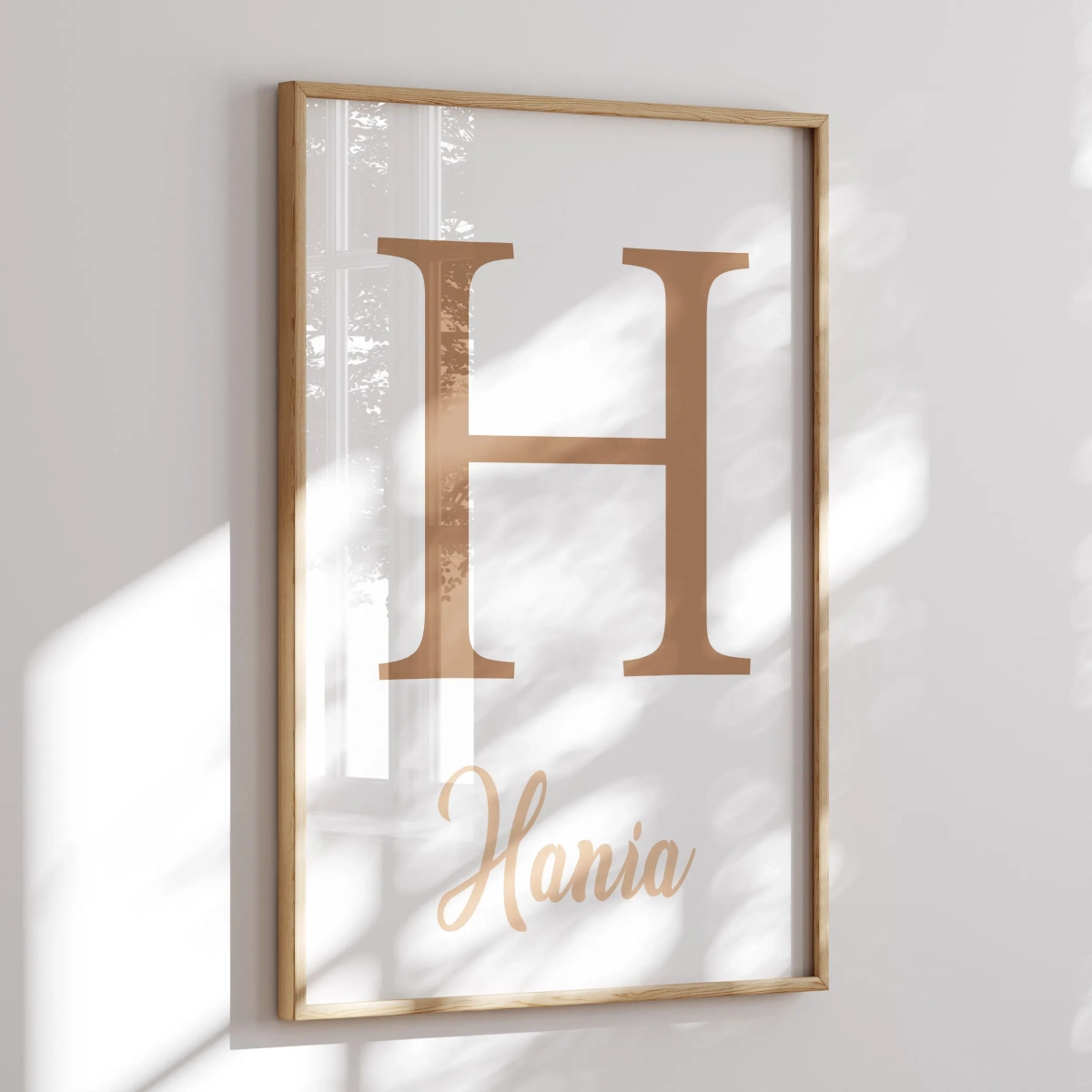 Plakat personalizowany z imieniem do pokoju dziecka – Mała Pracownia