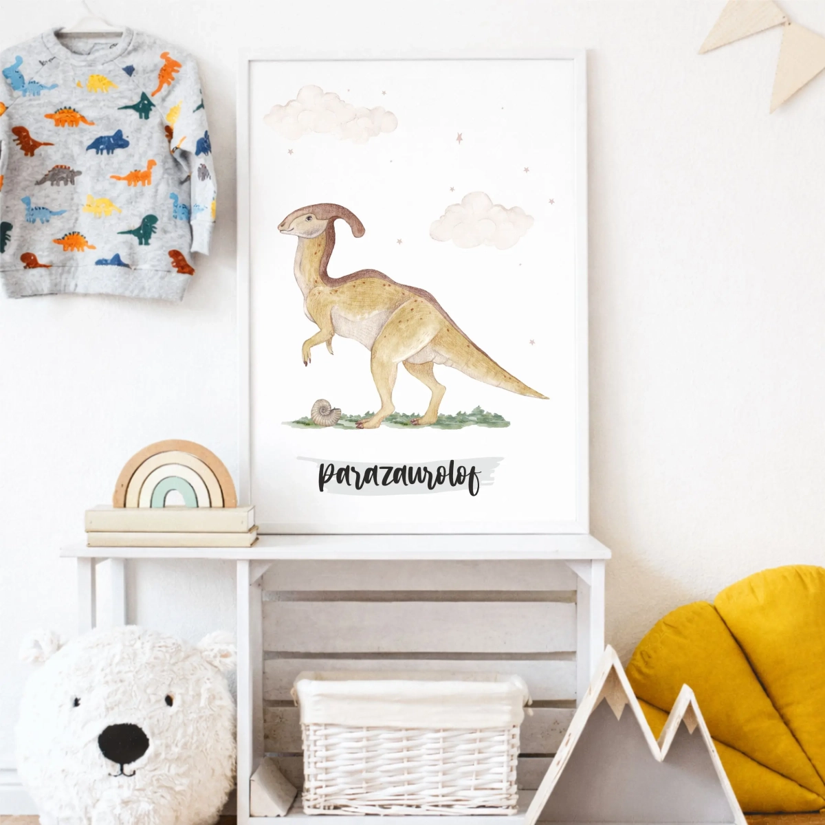 Plakat Dinozaur Parazaurolof na ścianę