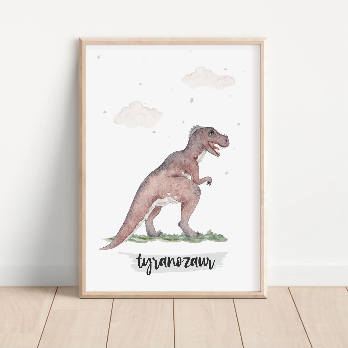 Plakat z dinozaurem Tyranozaur – Mała Pracownia