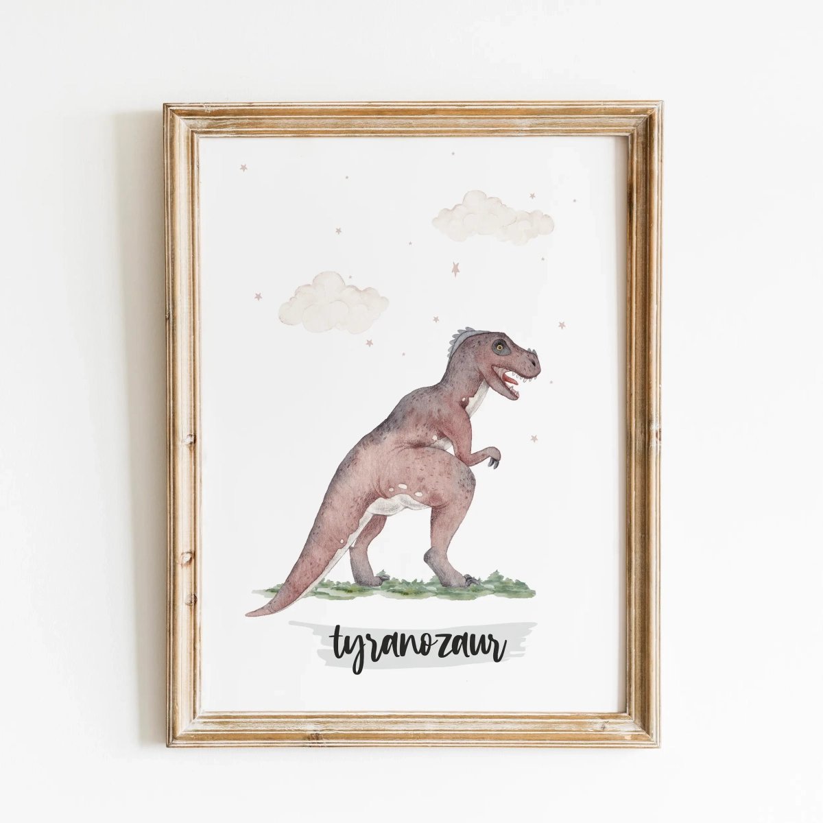 Plakat Dinozaur Tyranozaur na ścianę