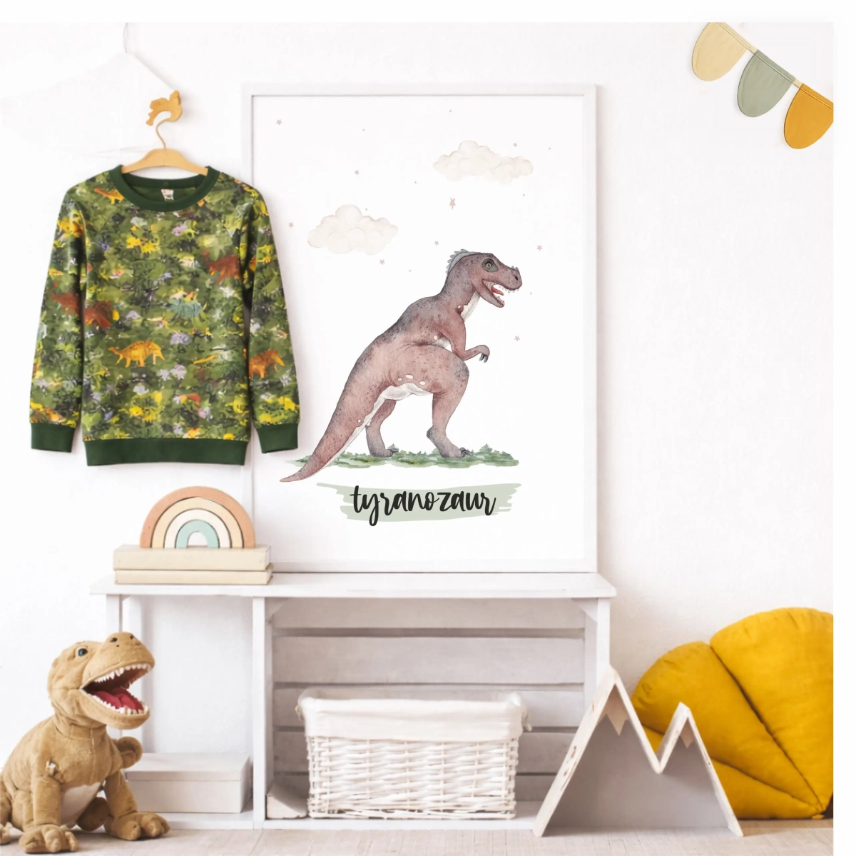 Plakat Tyranozaur – dekoracja ścienna