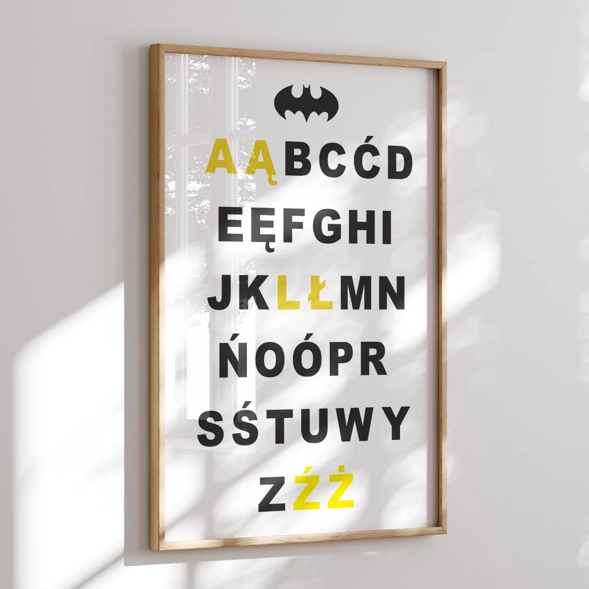 Plakat Batman | Alfabet 3 – Mała Pracownia