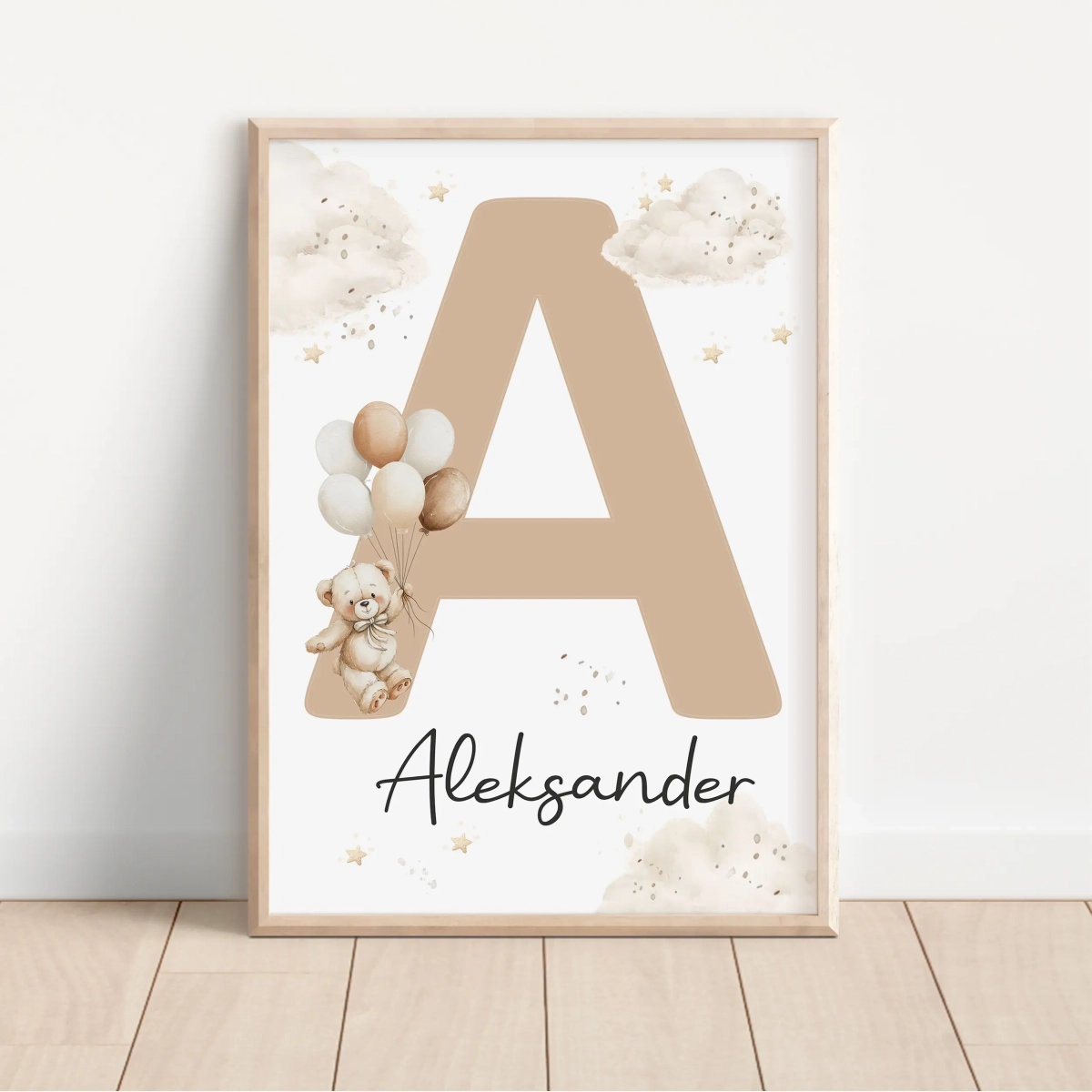Personalizowany plakat z literą – Mała Pracownia