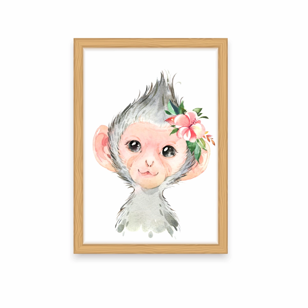 MAŁPKA - PLAKAT,OBRAZEK ,AKWARELA Nr.17.jpg