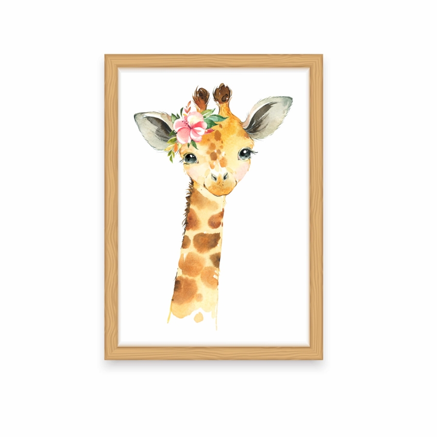 ŻYRAFA - PLAKAT,OBRAZEK ,AKWARELA Nr.11.jpg