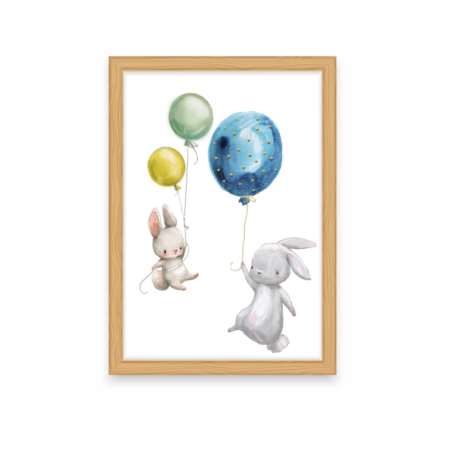 plakaty,obrazki-zajączki,króliczki,balony Nr.7 Mała Pracownia DK.jpg