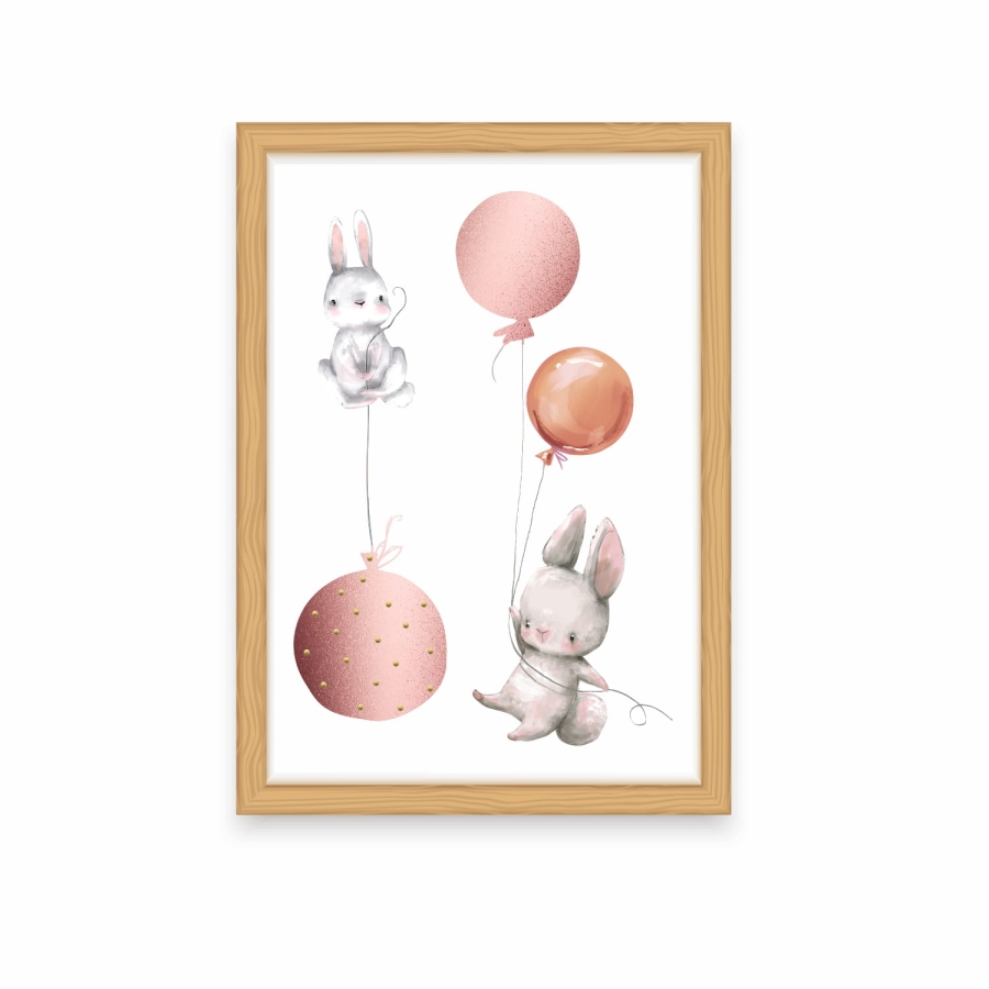 plakaty,obrazki-zajączki,króliczki,balony Nr.16 Mała Pracownia DK.jpg
