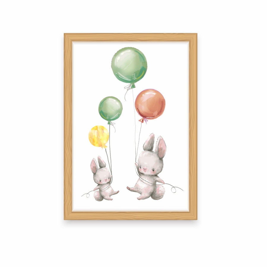 plakaty,obrazki-zajączki,króliczki,balony Nr.20 Mała Pracownia DK.jpg