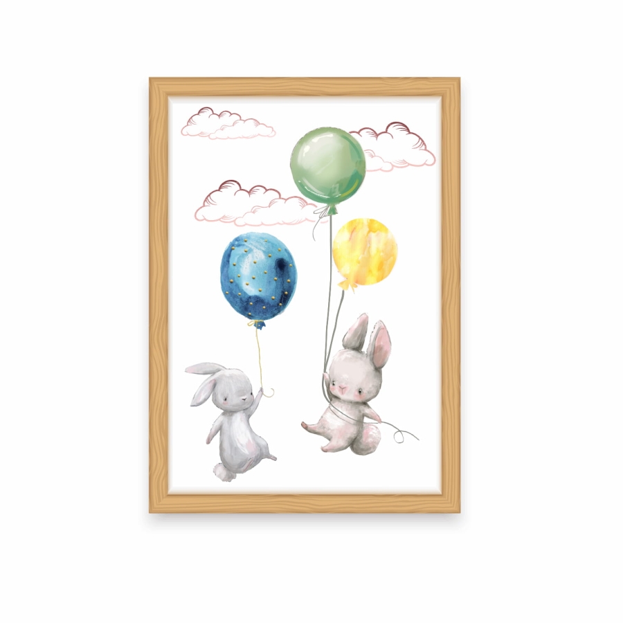 plakaty,obrazki-zajączki,króliczki,balony Nr.23 Mała Pracownia DK.jpg