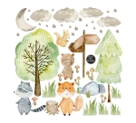 leśne zwierzęta,akwarela WOODLAND Mała Pracownia DK.jpg