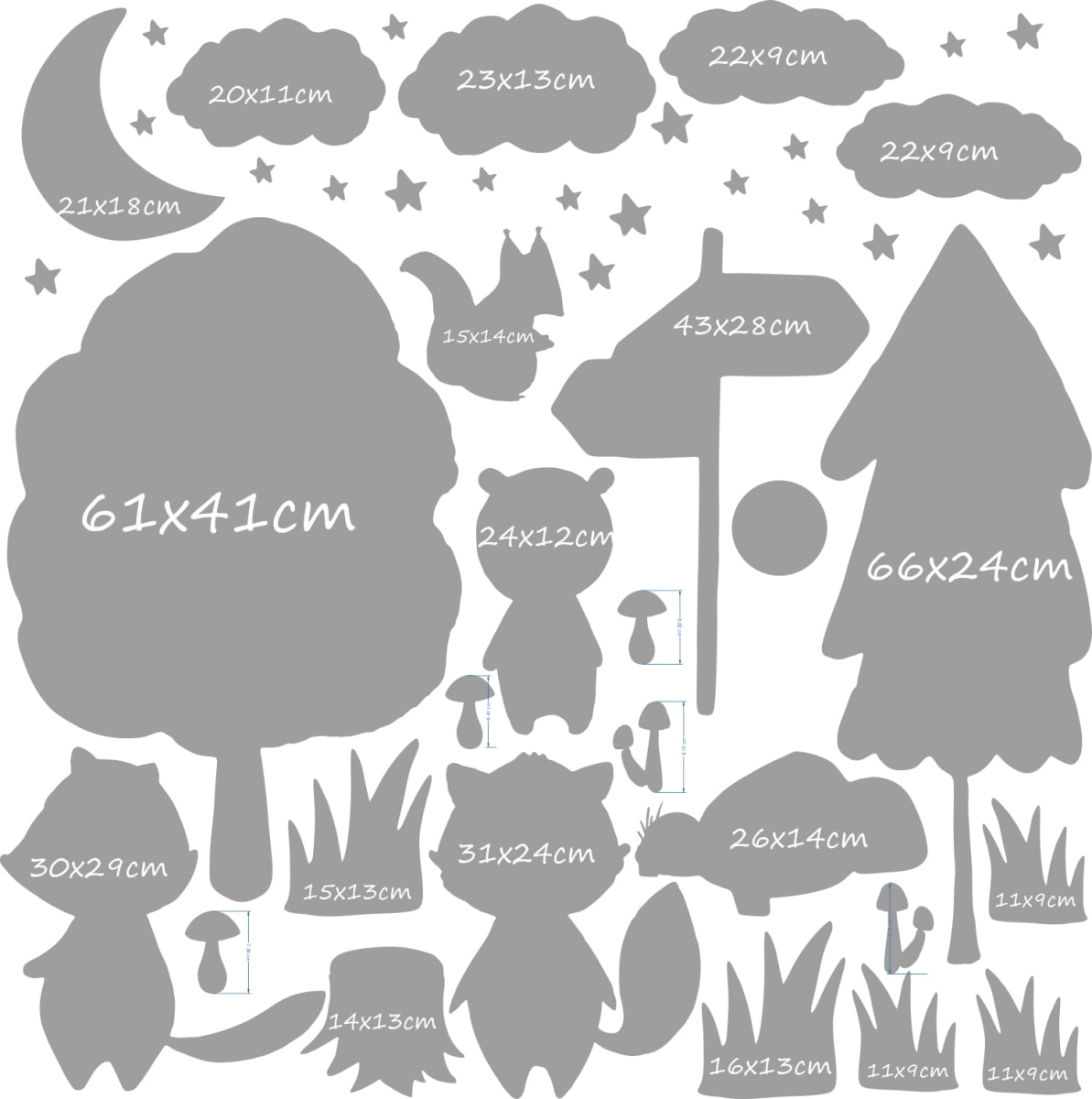 leśne zwierzęta,akwarela WOODLAND  Mała Pracownia DK.jpg