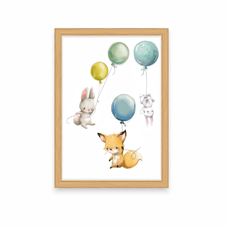 plakaty,obrazki-zajączki,króliczki,balony Nr.28 Mała Pracownia DK.jpg