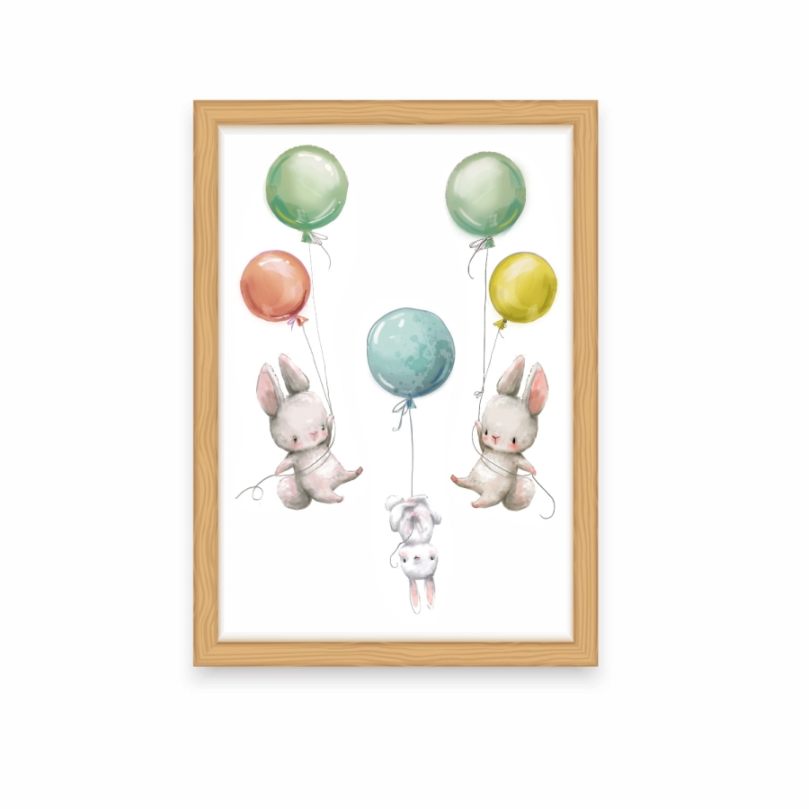 plakaty,obrazki-zajączki,króliczki,balony Nr.31 Mała Pracownia DK.jpg