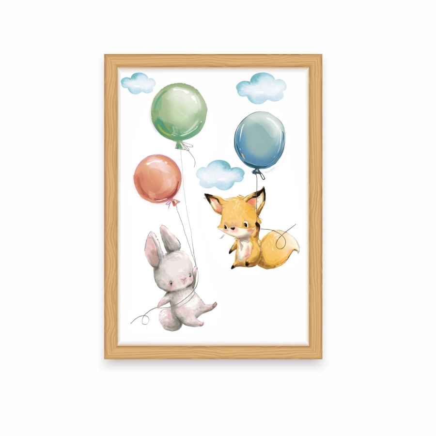 plakaty,obrazki-zajączki,króliczki,balony Nr.34 Mała Pracownia DK.jpg