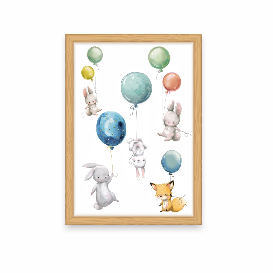 plakaty,obrazki-zajączki,króliczki,balony Nr.36 Mała Pracownia DK.jpg
