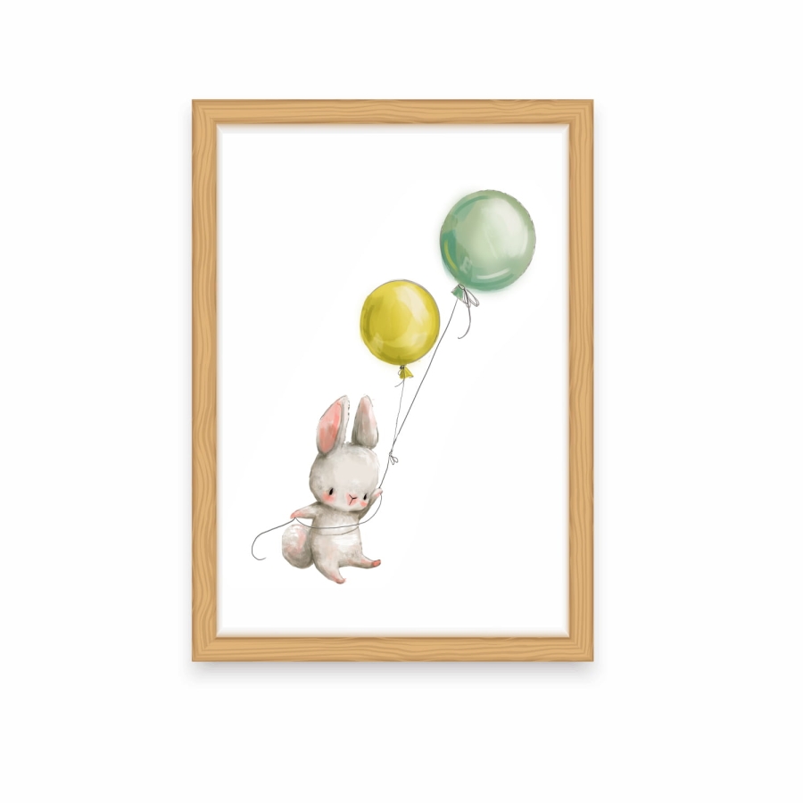 plakaty,obrazki-zajączki,króliczki,balony Nr.40 Mała Pracownia DK.jpg