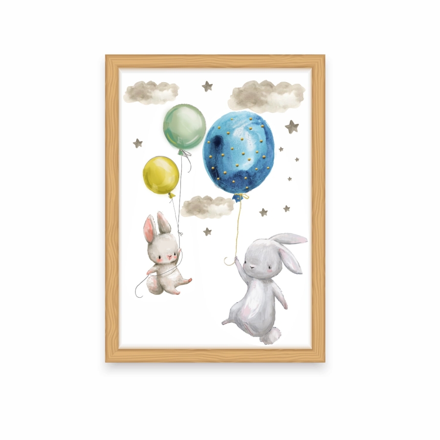 plakaty,obrazki-zajączki,króliczki,balony Nr.43 Mała Pracownia DK.jpg