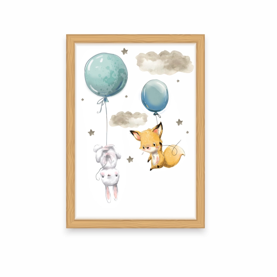 plakaty,obrazki-zajączki,króliczki,balony Nr.45 Mała Pracownia DK.jpg