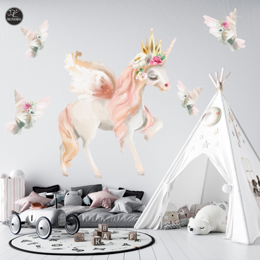 jednorożec,unicorn-naklejka na ścianę dla dzieci (M).jpg