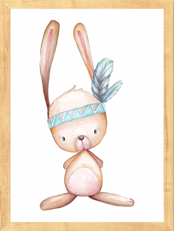 Plakaty,obrazki-LEŚNE ZWIERZĘTA AKWARELA Nr.1.jpg