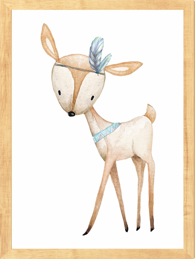 Plakaty,obrazki-LEŚNE ZWIERZĘTA AKWARELA Nr3.jpg