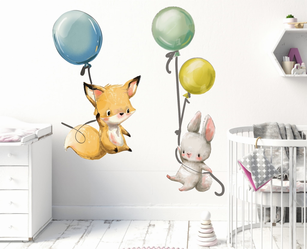 Zajączek,lisek i baloniki.jpg