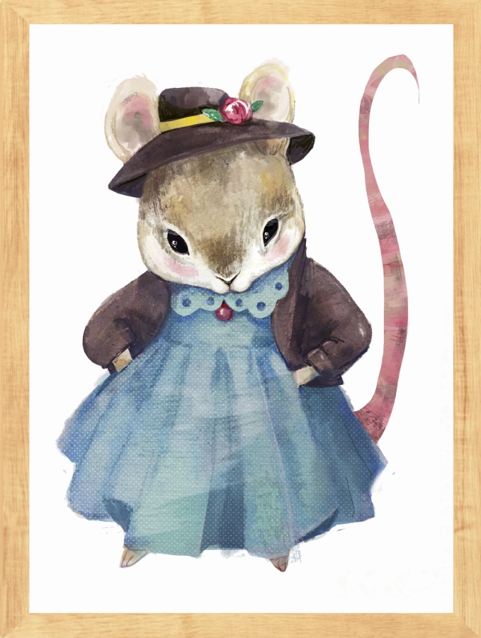 Myszka,lisek,kotek-plakaty dla dzieci Nr.42.jpg