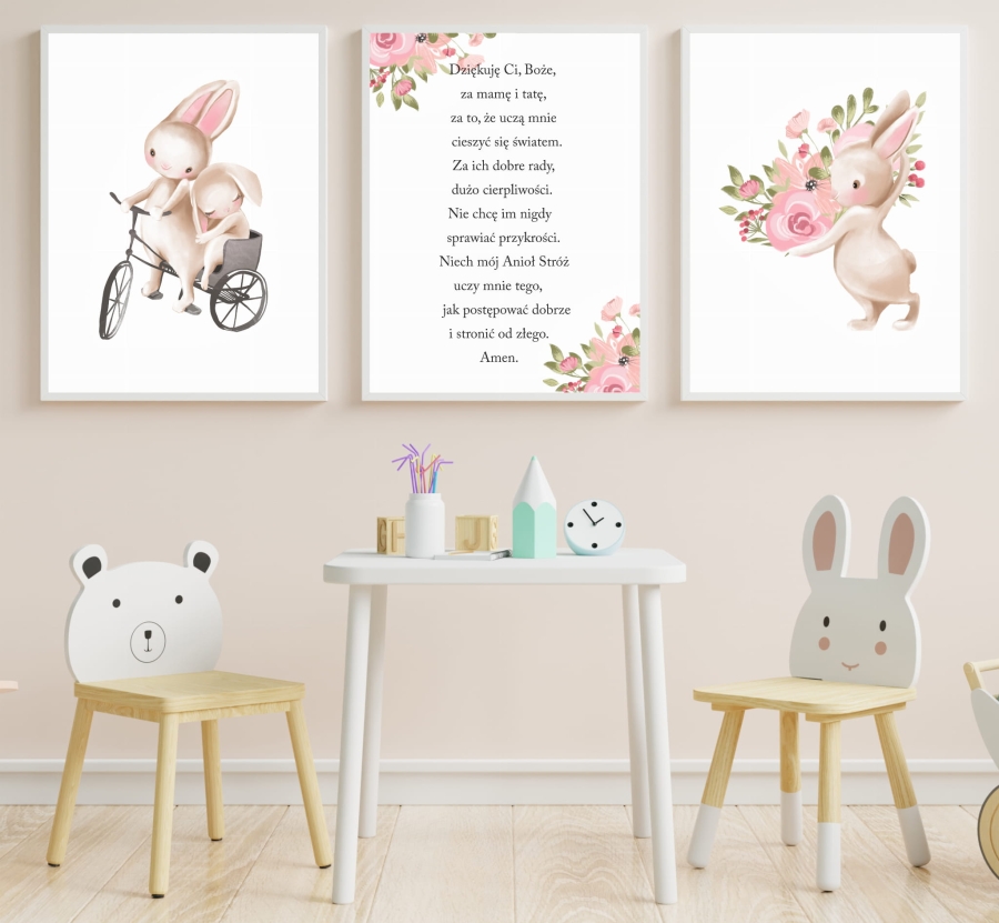 30.Zestaw 3 obrazki króliczki na rowerze.jpg