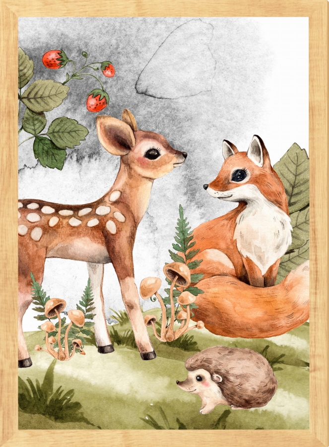Leśne opowieści - Plakaty ,obrazki na ścianę Nr9.jpg
