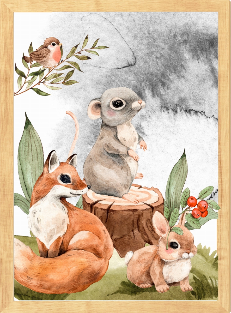 Leśne opowieści - Plakaty ,obrazki na ścianę Nr17.jpg