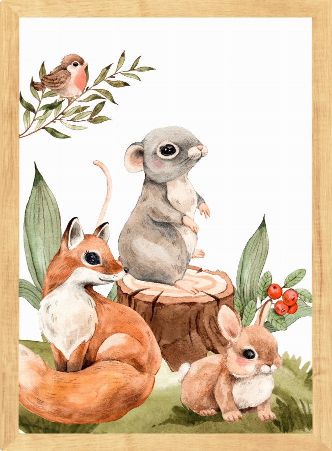 Leśne opowieści - Plakaty ,obrazki na ścianę Nr24.jpg