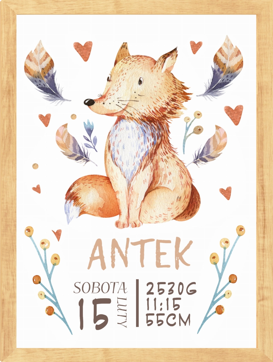 Metryczka lisek  .jpg