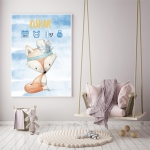 Metryczka leśne zwierzęta lisek.jpg