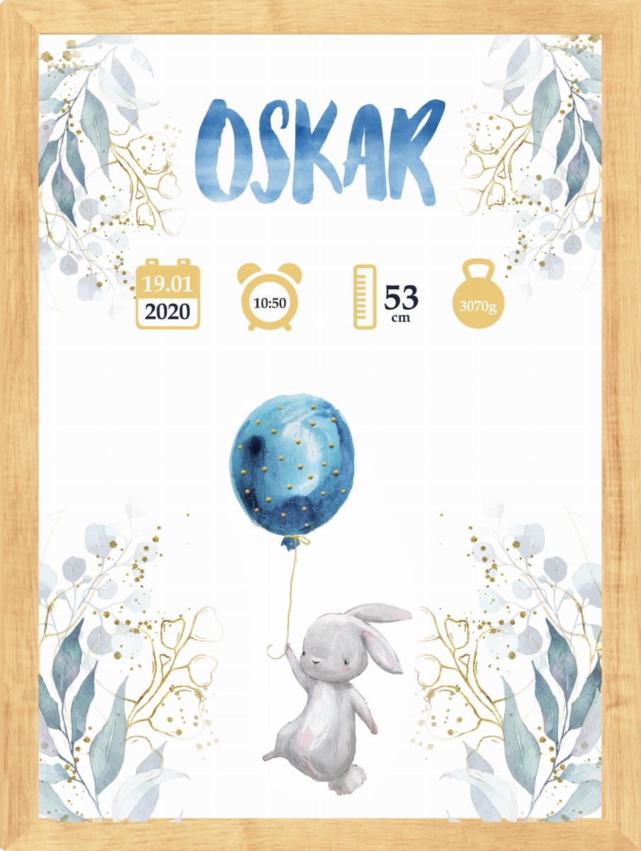 metryczka zajączek i balonik .jpg