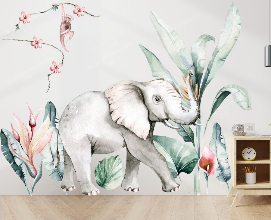 Sawanna,rośliny II -zestaw naklejek na ścianę.jpg