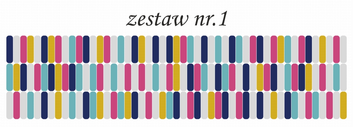 Posypka konfetti na ścianę – wzór 1