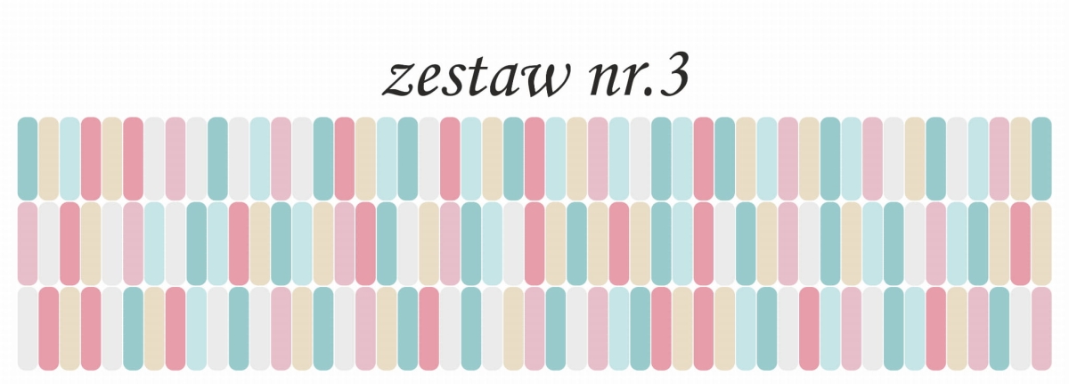 Posypka konfetti na ścianę – wzór 3