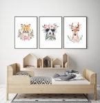 zestaw 3 obrazki szop,lisek,jelonek Nr2  .jpg